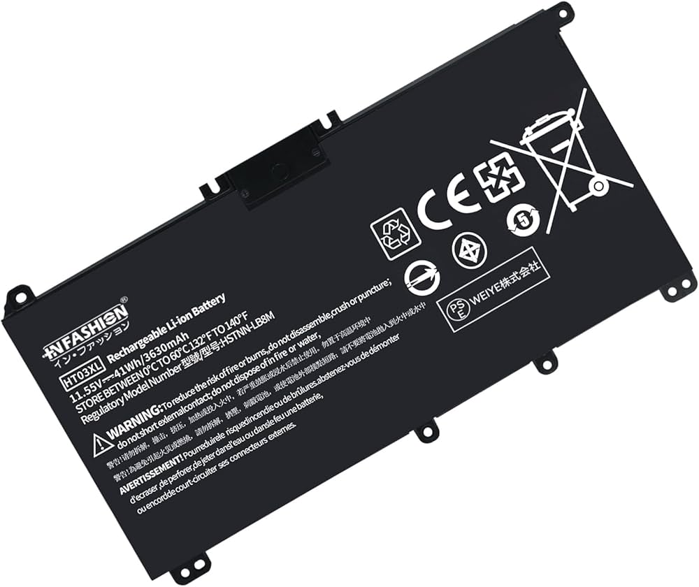 Amazon | 【In Fashion】エイチピーHP対応 HT03XL 250 G7【電圧：11.55